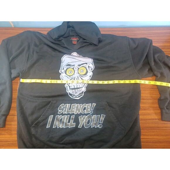 Jeff Dunham Achmed Dead Terrorist Hoodie XL Adult Silence! I Kill You! Cairo - Picture 4 of 8